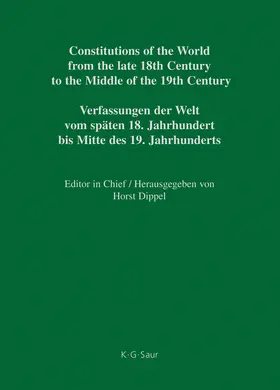 Reiter / Cieger / Vogt |  Constitutional Documents of Austria, Hungary and Liechtenstein 1791–1849 | eBook | Sack Fachmedien