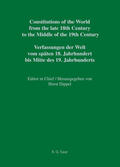 Riis / Loebert / Michalsen |  Constitutional Documents of Denmark, Norway and Sweden 1809–1849 | eBook | Sack Fachmedien