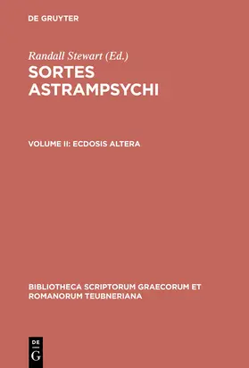 Stewart | Ecdosis altera | Buch | 978-3-598-71003-2 | sack.de