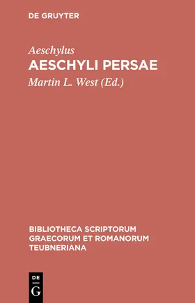 Aeschylus / West | Aeschyli Persae | Buch | 978-3-598-71014-8 | sack.de