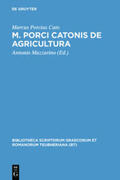 Cato / Mazzarino |  M. Porci Catonis de agri cultura | Buch |  Sack Fachmedien