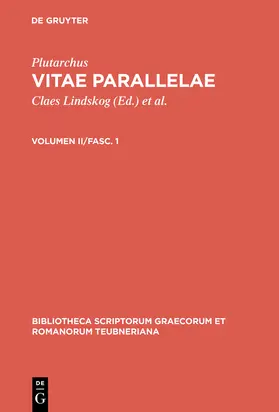 Plutarchus / Ziegler / Lindskog |  Vitae parallelae | Buch |  Sack Fachmedien