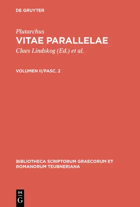 Plutarchus / Ziegler / Lindskog |  Vitae parallelae | Buch |  Sack Fachmedien