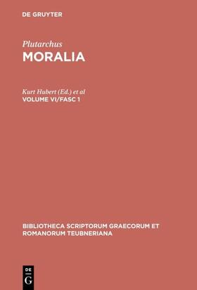 Plutarchus / Drexler / Hubert | Moralia | Buch | 978-3-598-71686-7 | sack.de
