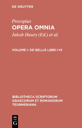 Procopius / Haury / Wirth | De bellis libri I-IV | Buch | 978-3-598-71734-5 | sack.de
