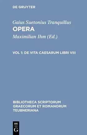 Suetonius Tranquillus / Ihm | Opera | Buch | 978-3-598-71827-4 | sack.de