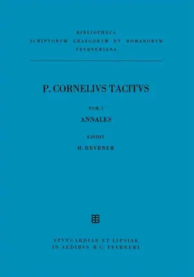 Cornelius Tacitus / Heubner | Ab excessu divi Augusti (Annales) | Buch | 978-3-598-71833-5 | www.sack.de