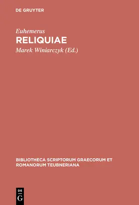 Euhemerus / Winiarczyk |  Reliquiae | Buch |  Sack Fachmedien
