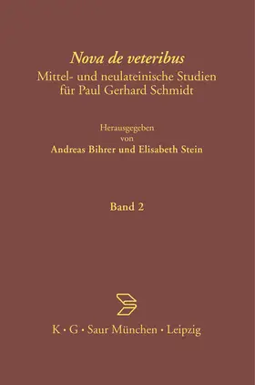 Stein / Bihrer |  Nova de veteribus | Buch |  Sack Fachmedien