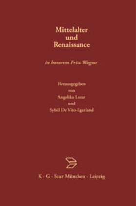 De Vito-Egerland / Lozar |  Mittelalter und Renaissance | Buch |  Sack Fachmedien