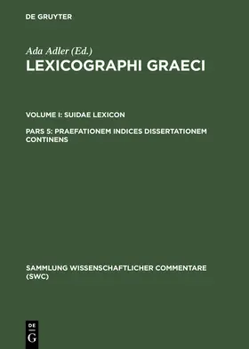 Adler |  Praefationem indices dissertationem continens | Buch |  Sack Fachmedien