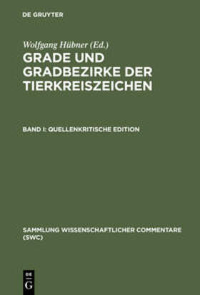 Hübner | Quellenkritische Edition | Buch | 978-3-598-74286-6 | sack.de