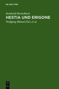 Merkelbach / Römer / Blümel |  Hestia und Erigone | Buch |  Sack Fachmedien
