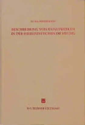 Manakidou |  Beschreibung von Kunstwerken in der hellenistischen Dichtung | Buch |  Sack Fachmedien