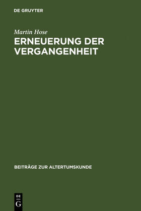 Hose | Erneuerung der Vergangenheit | Buch | 978-3-598-77494-2 | sack.de