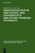 Hagedorn / Kramer |  Griechische Papyri der Staats- und Universitätsbibliothek Hamburg (P.Hamb.IV) | Buch |  Sack Fachmedien