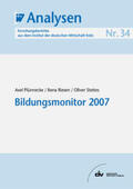 Plünnecke / Riesen / Stettes |  Bildungsmonitor 2007 | eBook | Sack Fachmedien