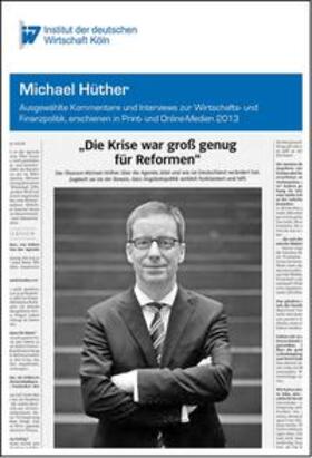 Hüther | "Die Krise war groß genug für Reformen" | E-Book | sack.de