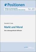 Enste |  Markt und Moral | eBook | Sack Fachmedien