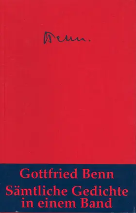 Benn |  Sämtliche Gedichte | eBook | Sack Fachmedien