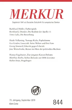 Demand |  MERKUR 9/2019 | eBook | Sack Fachmedien