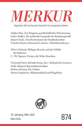 Demand / Knörer |  MERKUR Gegründet 1947 als Deutsche Zeitschrift für europäisches Denken - 3/2022 | eBook | Sack Fachmedien