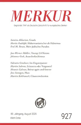Knörer / Demand |  MERKUR 8/2026, Jg.80 | eBook | Sack Fachmedien
