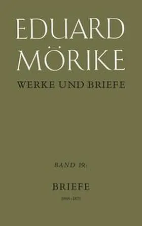 Simon / Mörike / Cerfontaine |  Werke und Briefe 1868-1875 | Buch |  Sack Fachmedien
