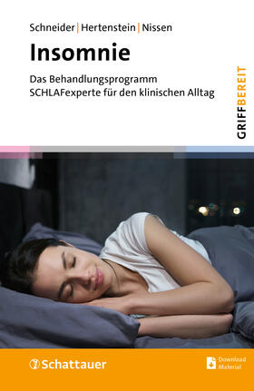 Schneider / Hertenstein / Nissen | Insomnie (griffbereit) | Buch | 978-3-608-40154-7 | sack.de