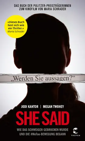 Kantor / Twohey |  She Said | Buch |  Sack Fachmedien
