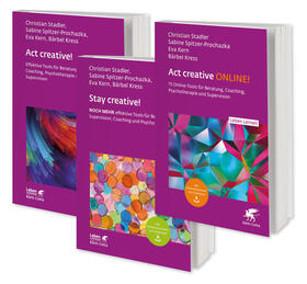 Stadler / Spitzer-Prochazka / Kern |  Act creative!-Bundle bestehend  aus 'Act creative!', 'Stay creative!' und 'Act creative ONLINE!' | Buch |  Sack Fachmedien