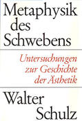 Schulz |  Metaphysik des Schwebens | Buch |  Sack Fachmedien