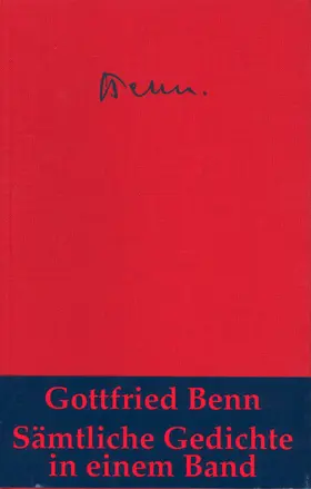 Benn |  Sämtliche Gedichte | Buch |  Sack Fachmedien