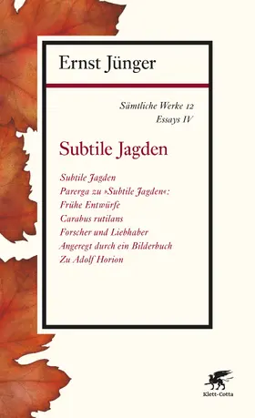 Jünger | Sämtliche Werke - Band 12 | Buch | 978-3-608-96312-0 | www.sack.de
