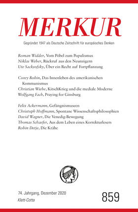 Demand | MERKUR Gegründet 1947 als Deutsche Zeitschrift für europäisc | Buch | 978-3-608-97498-0 | sack.de