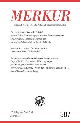 Demand / Knörer | MERKUR  4/2023 | Buch | 978-3-608-97527-7 | sack.de