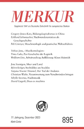 Demand / Knörer |  MERKUR  12/2023 | Buch |  Sack Fachmedien