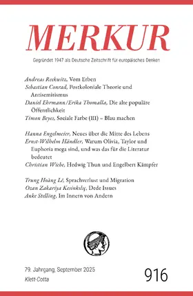 Demand / Knörer |  MERKUR 9/2025, Jg.79 | Buch |  Sack Fachmedien