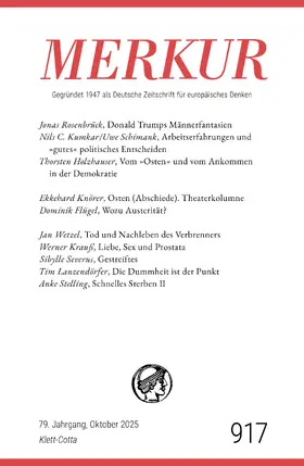 Demand / Knörer |  MERKUR 10/2025, Jg.79 | Buch |  Sack Fachmedien