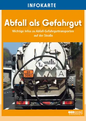 ecomed-Storck GmbH |  Infokarte Abfall als Gefahrgut | Sonstiges |  Sack Fachmedien