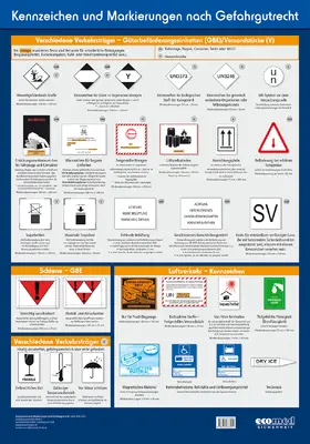 ecomed-Storck GmbH |  Wandtafel Kennzeichen und Markierungen nach Gefahrgutrecht | Sonstiges |  Sack Fachmedien