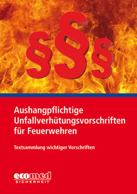 ecomed-Storck GmbH | Aushangpflichtige Unfallverhütungsvorschriften für Feuerwehren | Buch | 978-3-609-69441-2 | sack.de