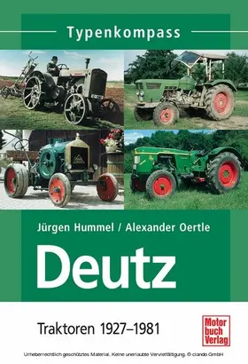 Hummel / Oertle |  Deutz Band 1 | eBook | Sack Fachmedien