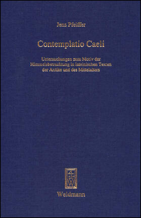 Pfeiffer | Contemplatio caeli | Buch | 978-3-615-00225-6 | sack.de