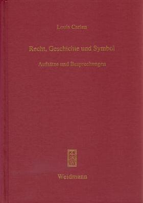 Carlen | Recht, Geschichte und Symbol | Buch | 978-3-615-00243-0 | sack.de