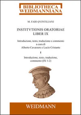 Quintilianus / Cavarzere / Cristante |  M. Fabi Quintiliani Institutionis oratoriae liber IX | Buch |  Sack Fachmedien
