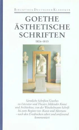 Goethe / Apel |  Sämtliche Werke. Briefe, Tagebücher und Gespräche. 40 in 45 Bänden in 2 Abteilungen | Buch |  Sack Fachmedien