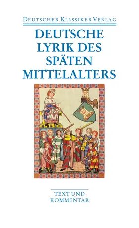 Wachinger |  Deutsche Lyrik des späten Mittelalters | Buch |  Sack Fachmedien