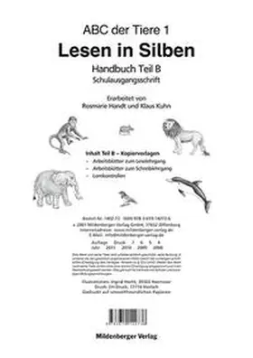 Handt / Kuhn |  ABC der Tiere / ABC der Tiere 1 – Handbuch Teil B (SAS) | Loseblattwerk |  Sack Fachmedien