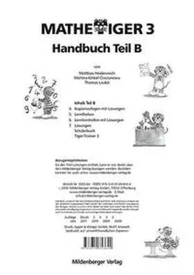 Laubis / Heidenreich |  Mathetiger 3 - 3. Schuljahr / Mathetiger 3 - 3. Schuljahr | Loseblattwerk |  Sack Fachmedien